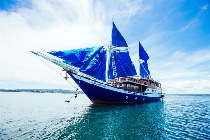 Temukira Boat Phinisi Liveaboard Sailing Diving Trip Indonesia